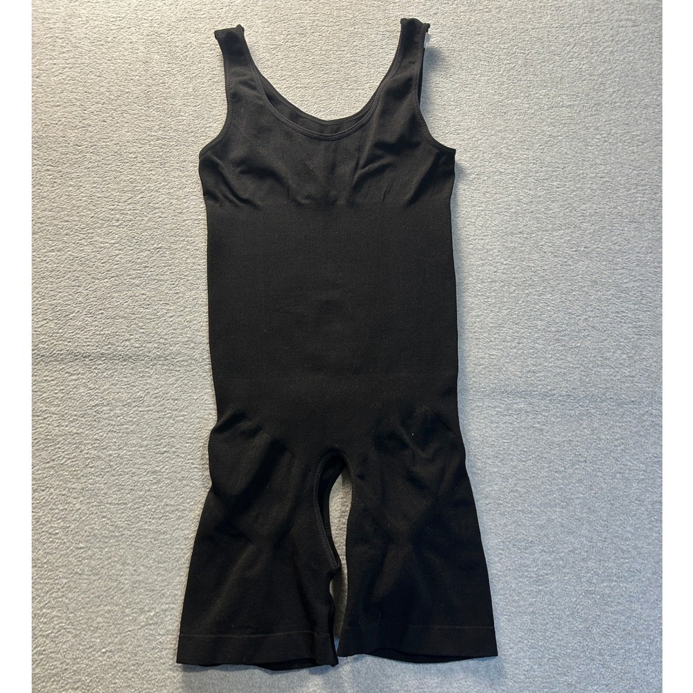 Bodysuit Romper Womens 3XL4XL Black Sleeveless Leotard Biker Short Yoga Athletic